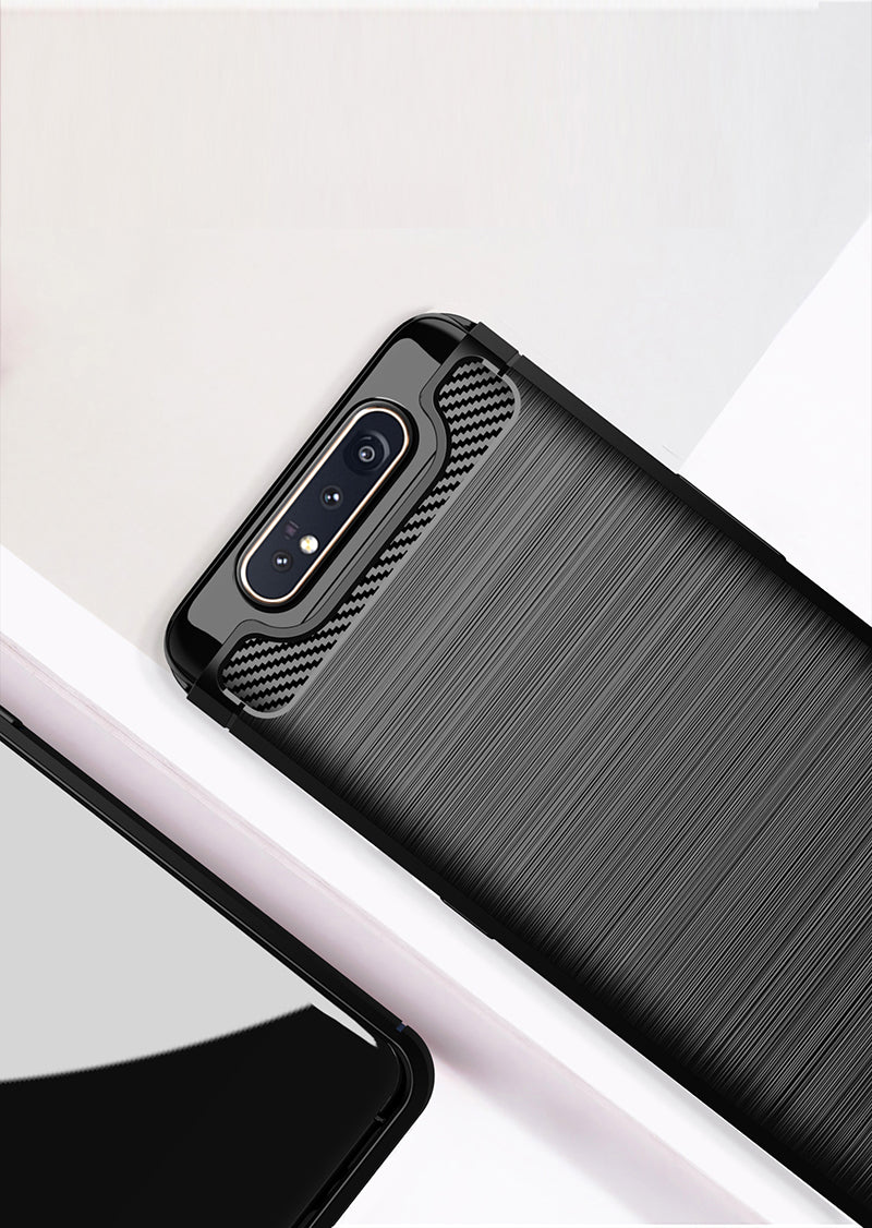 Brushed Silicone Phone Case For Samsung Galaxy A80