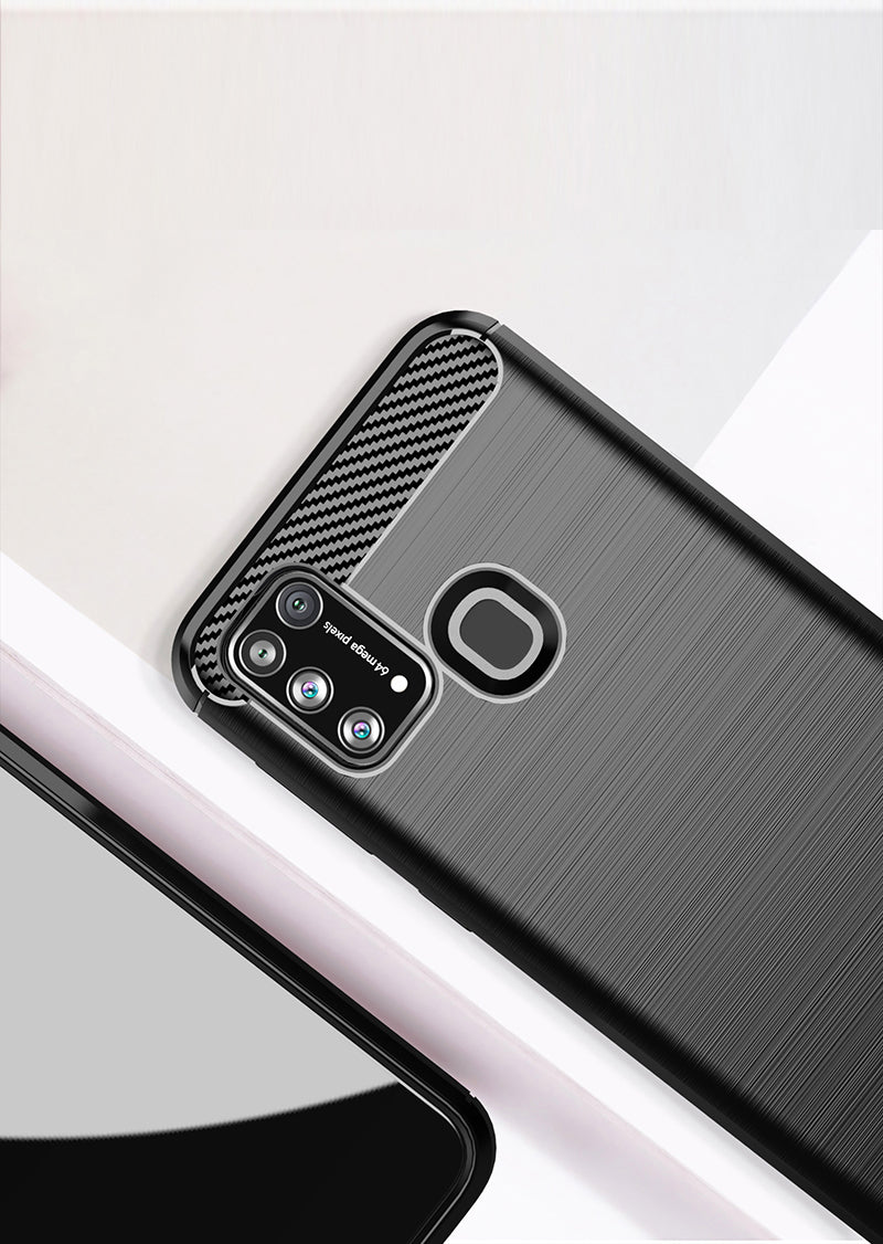 Brushed Silicone Phone Case For Samsung Galaxy M31 Prime