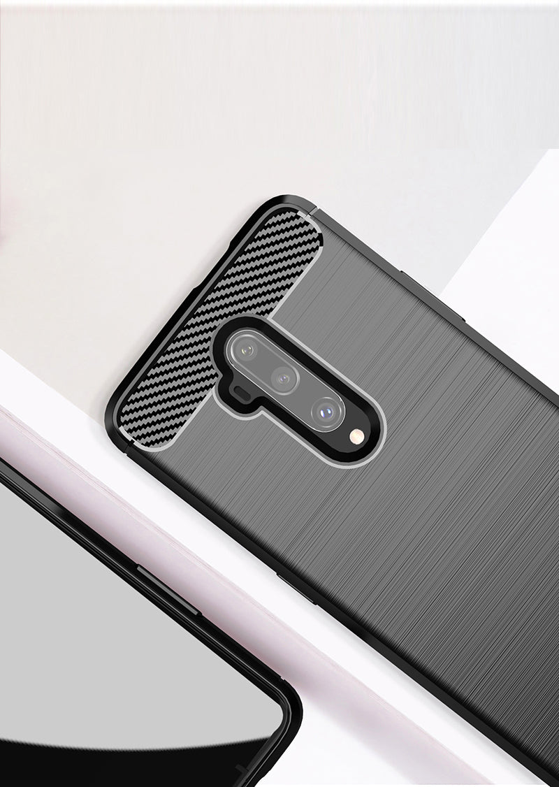 Brushed Silicone Phone Case For OnePlus 7T Pro