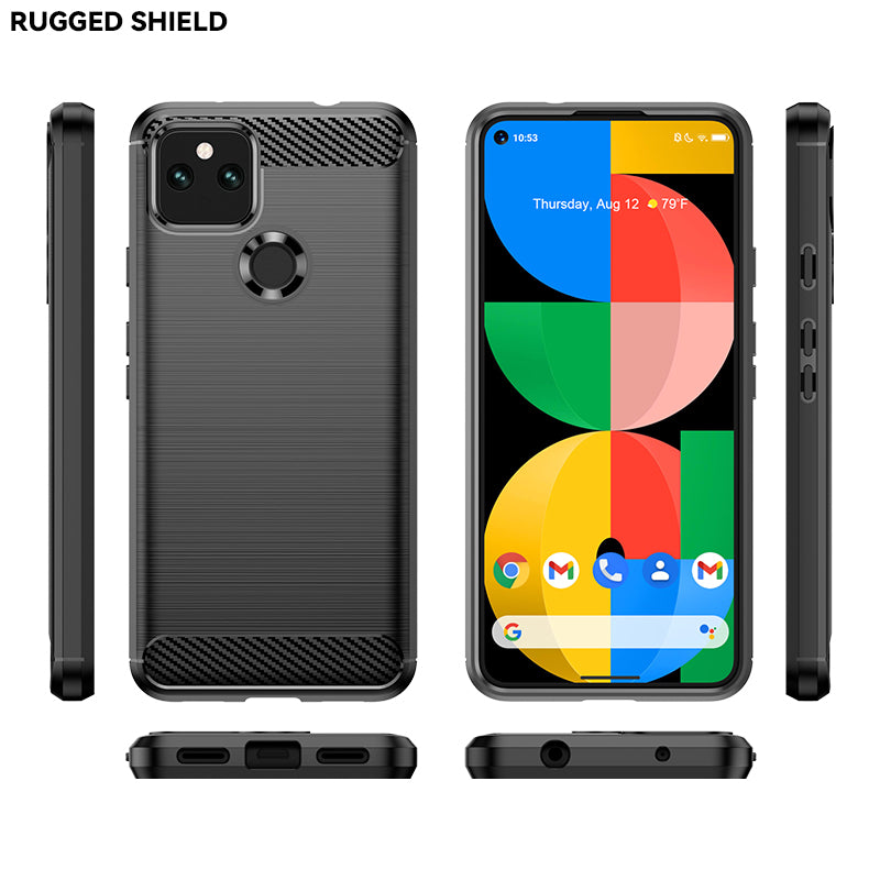 Brushed Silicone Phone Case For Google Pixel 4A 5G