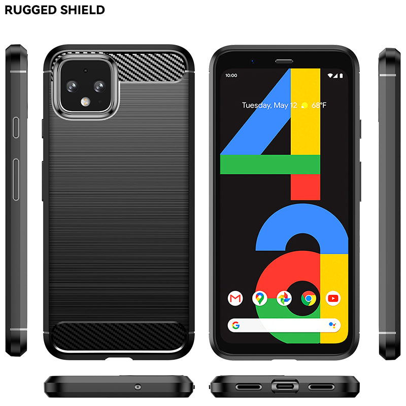 Brushed Silicone Phone Case For Google Pixel 4A