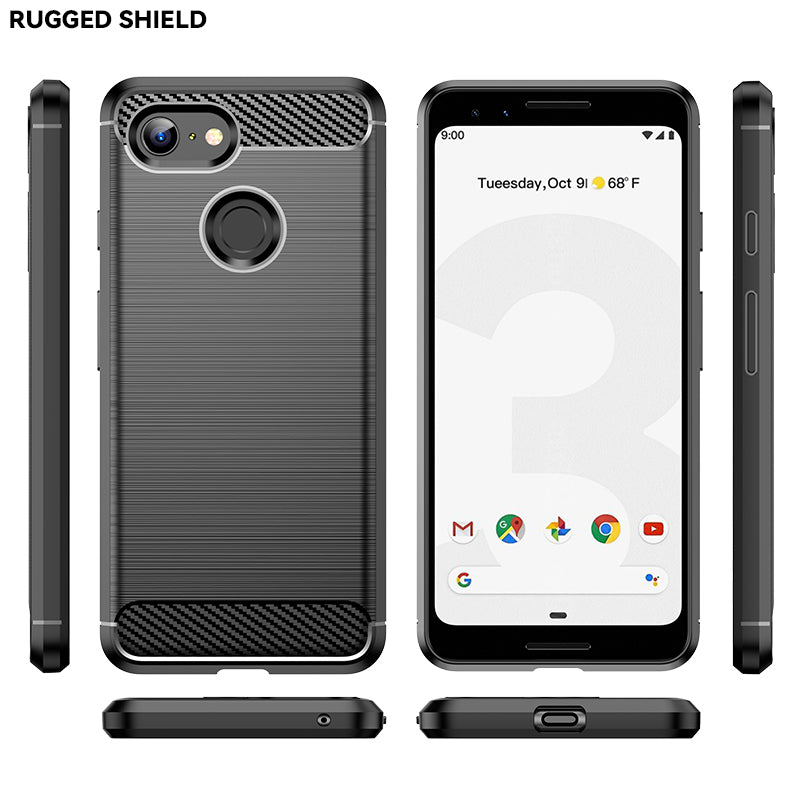 Brushed Silicone Phone Case For Google Pixel 3A XL