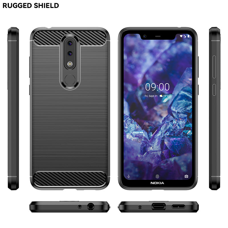 Brushed Silicone Phone Case For Nokia X5