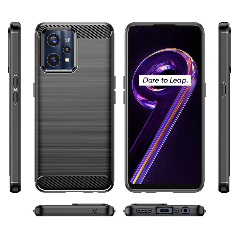 Brushed Silicone Phone Case For Realme 9 Pro+