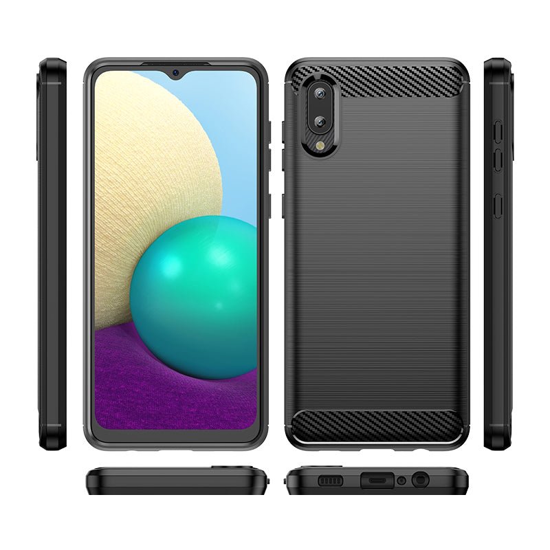 Brushed Silicone Phone Case For Samsung Galaxy A02 / M02