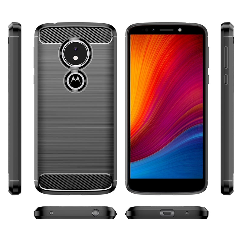 Brushed Silicone Phone Case For Motorola Moto G6 Play