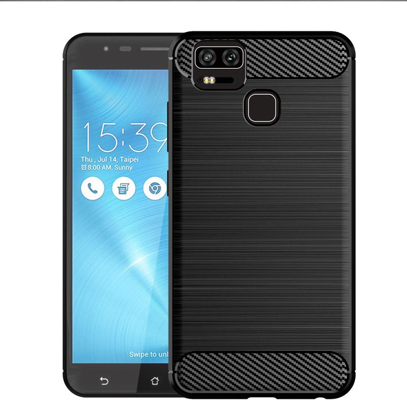 Brushed Silicone Phone Case For Asus ZenFone 3 Zoom