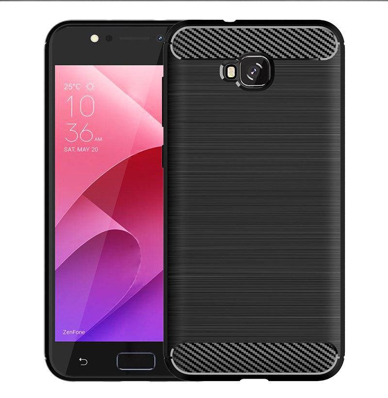 Brushed Silicone Phone Case For Asus ZenFone 4 Selfie lite / live Plus