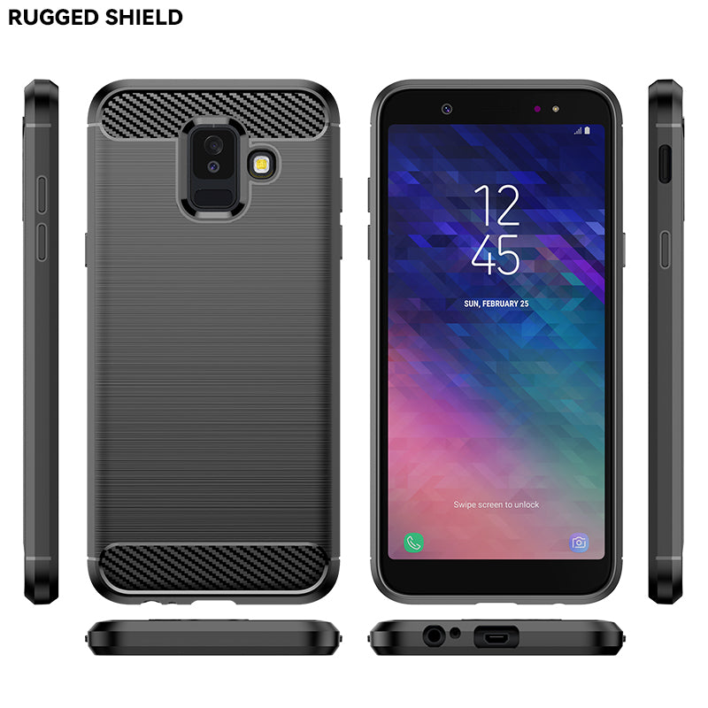 Brushed Silicone Phone Case For Samsung Galaxy A6 2018