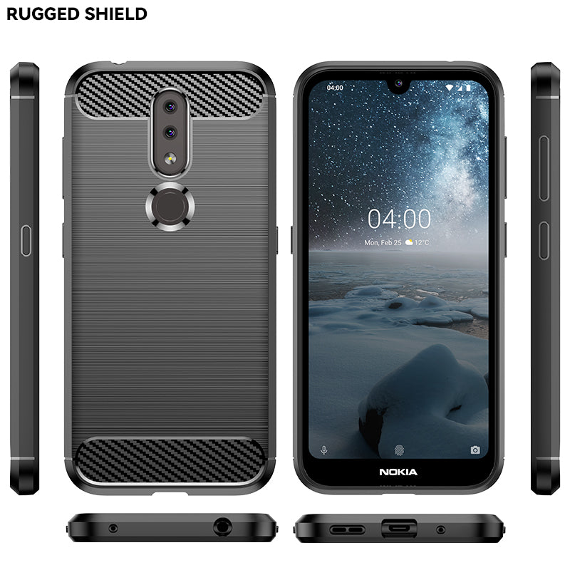 Brushed Silicone Phone Case For Nokia 4.2