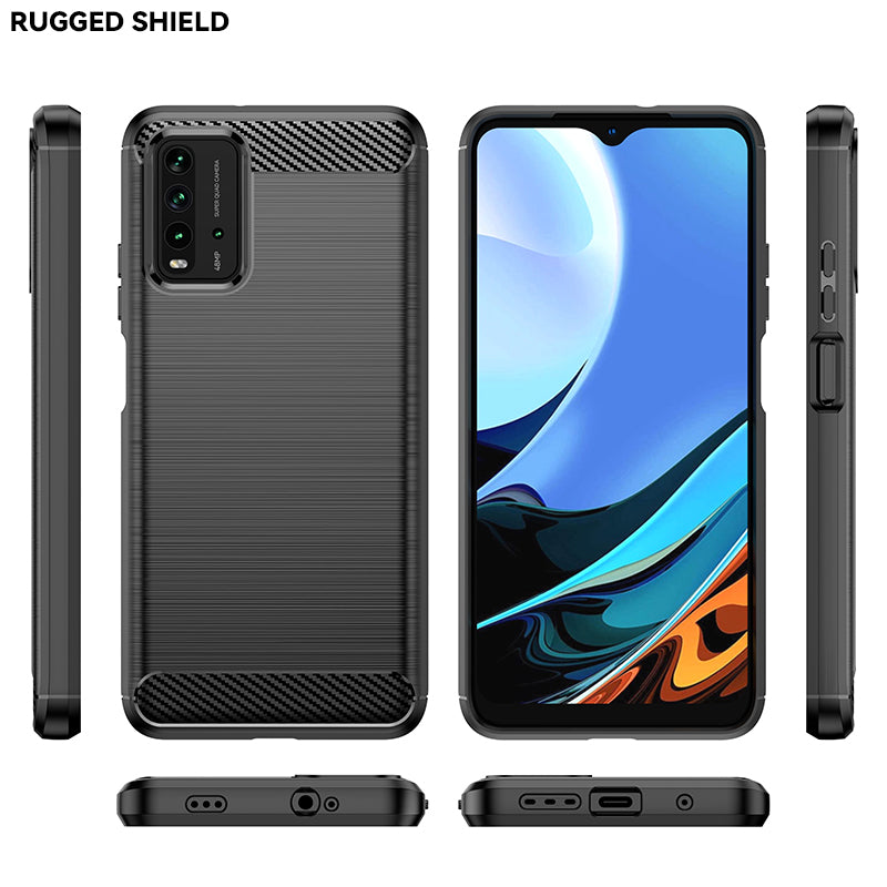 Brushed Silicone Phone Case For Redmi 9 Power