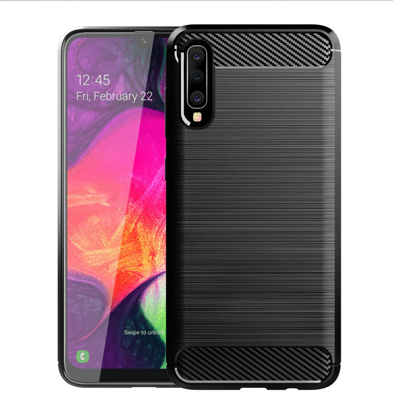 Brushed Silicone Phone Case For Samsung Galaxy A70 / A70S