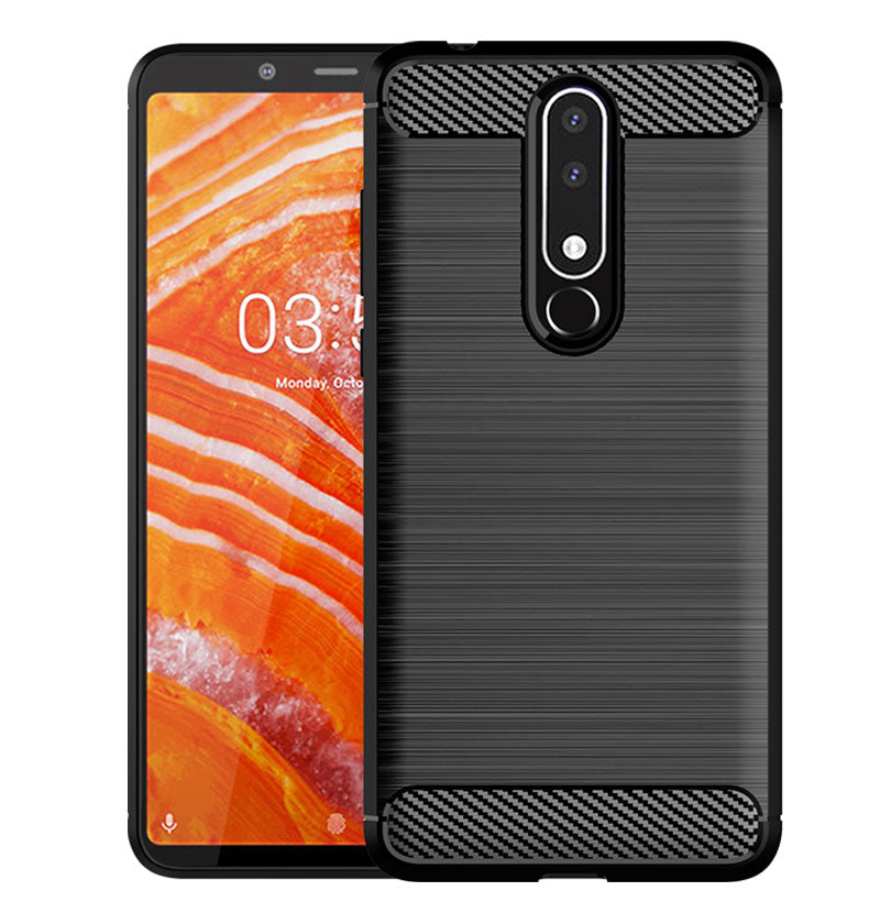 Brushed Silicone Phone Case For Nokia X3