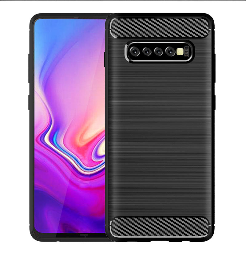 Brushed Silicone Phone Case For Samsung Galaxy S10 Plus