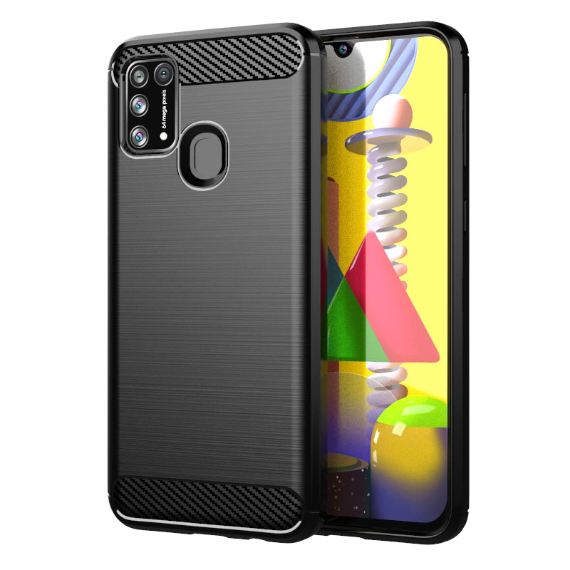 Brushed Silicone Phone Case For Samsung Galaxy M31 Prime