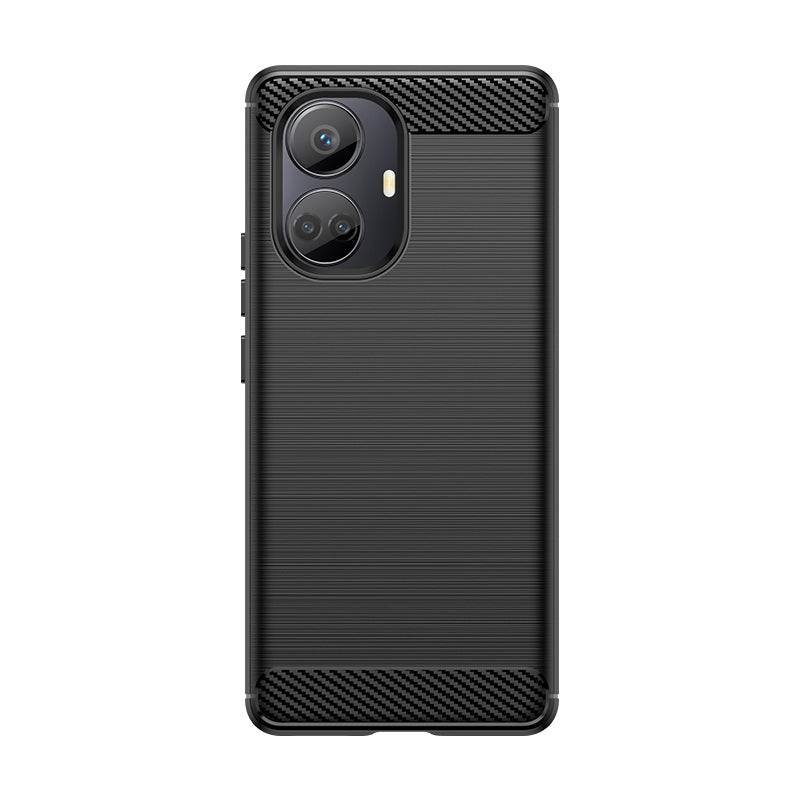 Brushed Silicone Phone Case For Realme 10 Pro+