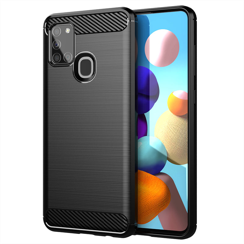 Brushed Silicone Phone Case For Samsung Galaxy A21S