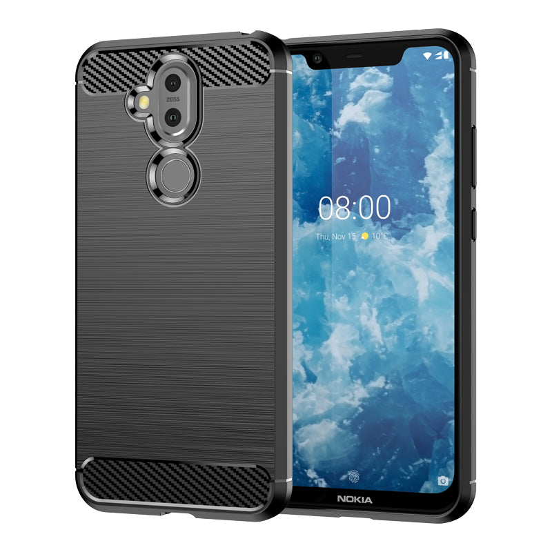 Brushed Silicone Phone Case For Nokia 8.1