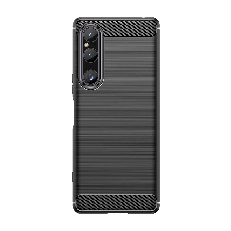 Brushed Silicone Phone Case For Sony Xperia 1 V