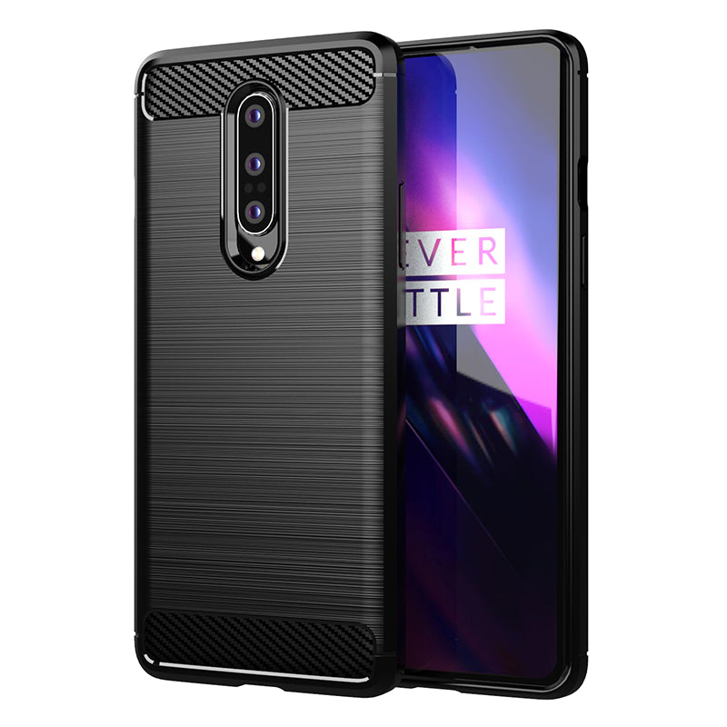 Brushed Silicone Phone Case For OnePlus 8