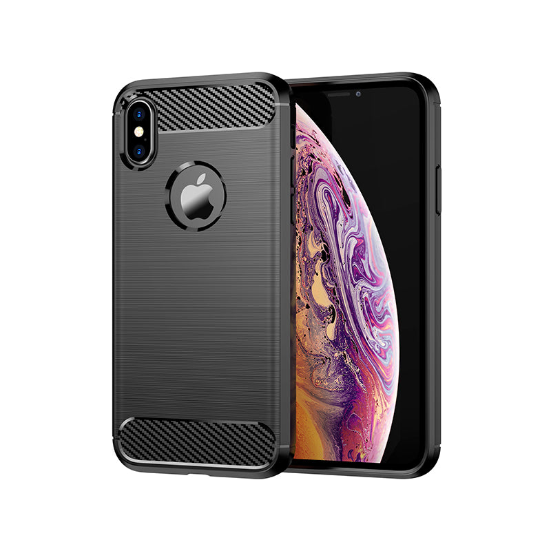 Brushed Silicone Phone Case For iPhone XS