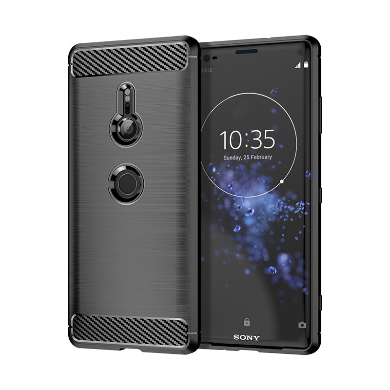 Brushed Silicone Phone Case For Sony Xperia XZ3