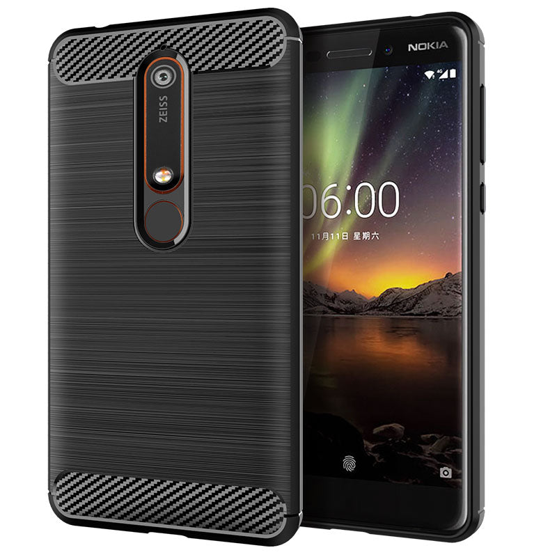 Brushed Silicone Phone Case For Nokia 6.1