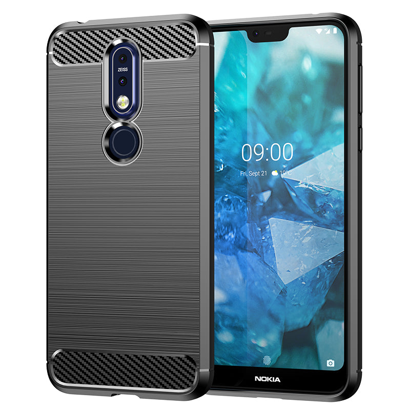 Brushed Silicone Phone Case For Nokia 7.1
