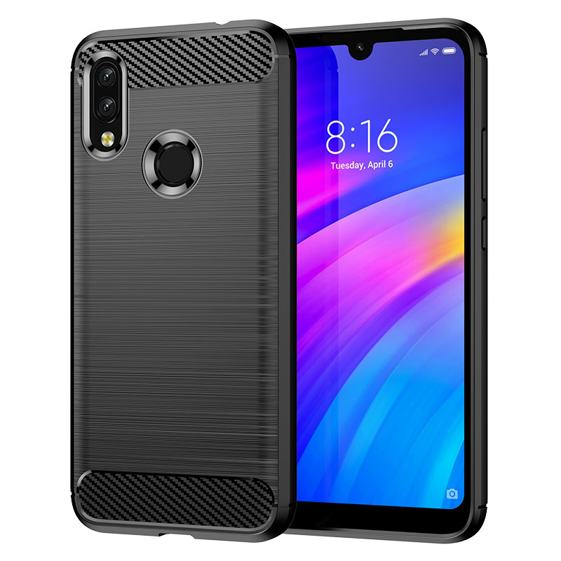 Brushed Silicone Phone Case For Redmi 7