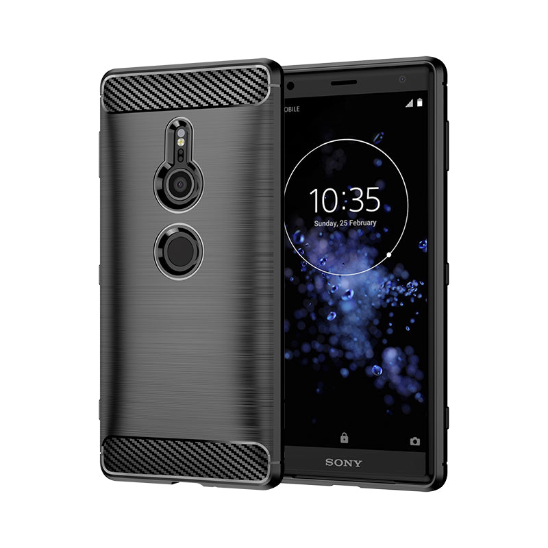 Brushed Silicone Phone Case For Sony Xperia XZ2