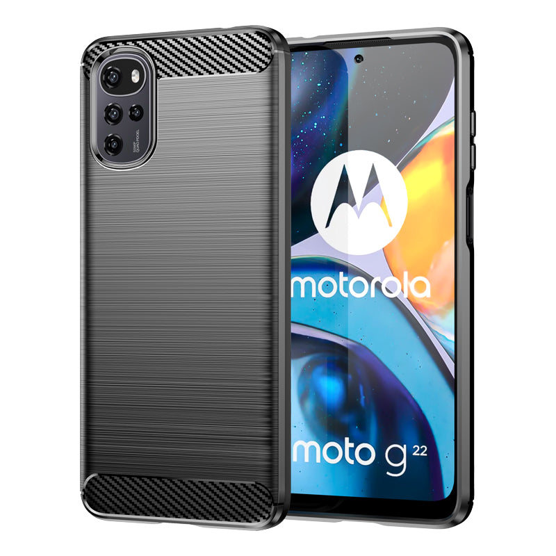 Brushed Silicone Phone Case For Motorola Moto E32 (India)