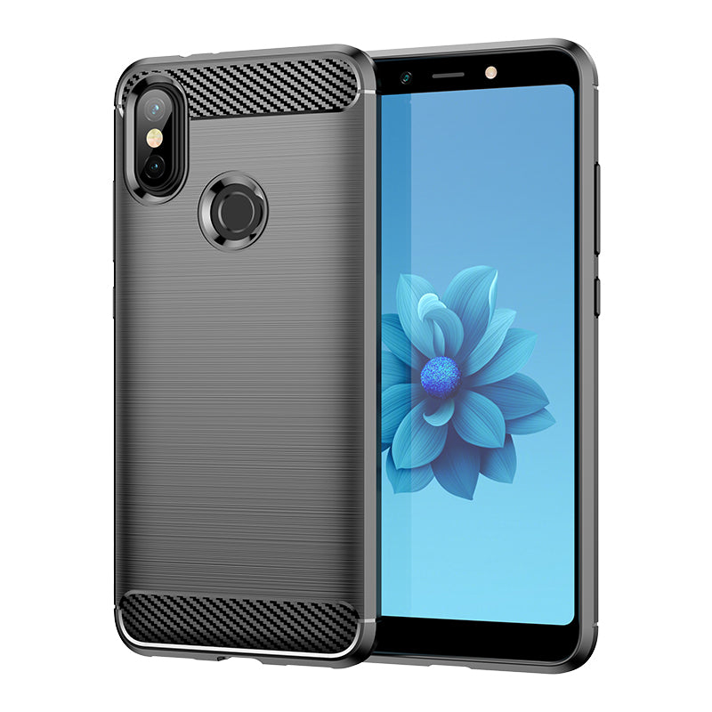 Brushed Silicone Phone Case For Xiaomi Mi A2