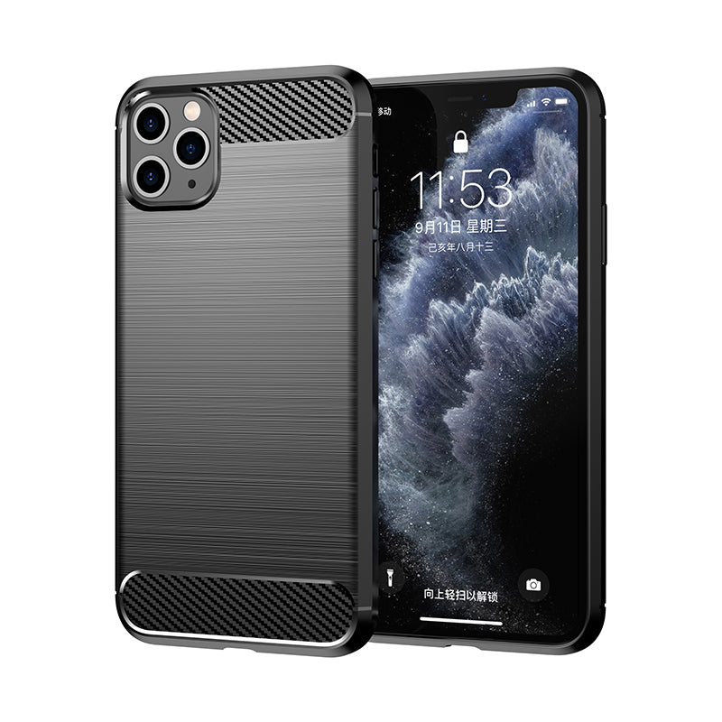 Brushed Silicone Phone Case For iPhone 11 Pro Max