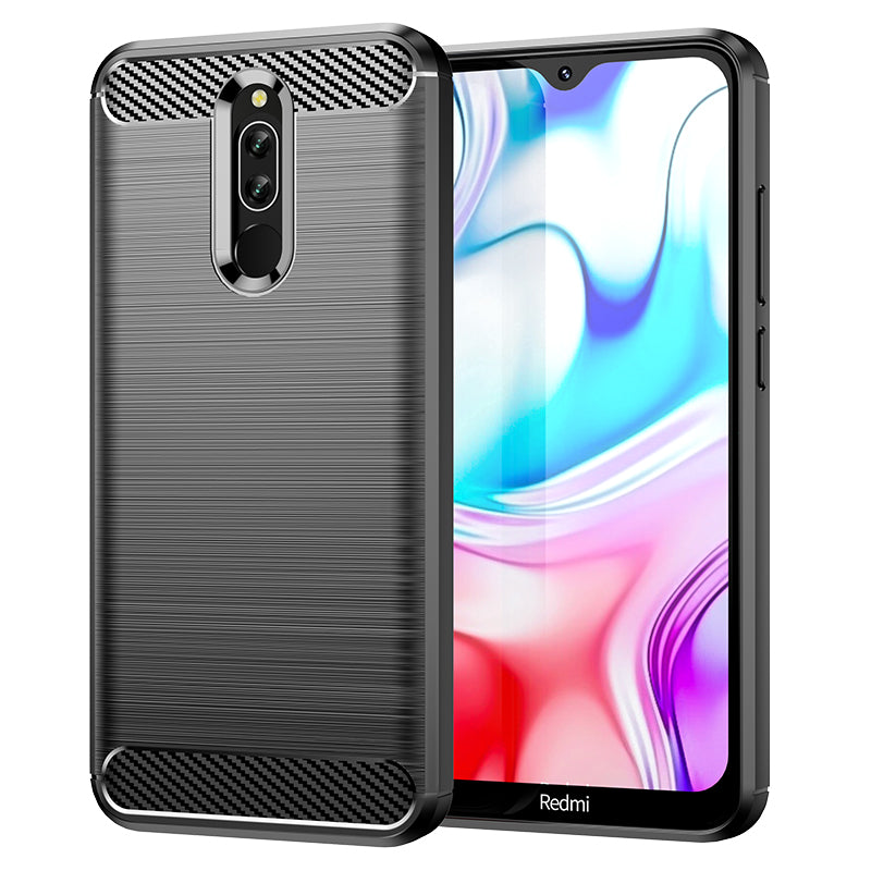 Brushed Silicone Phone Case For Redmi 8