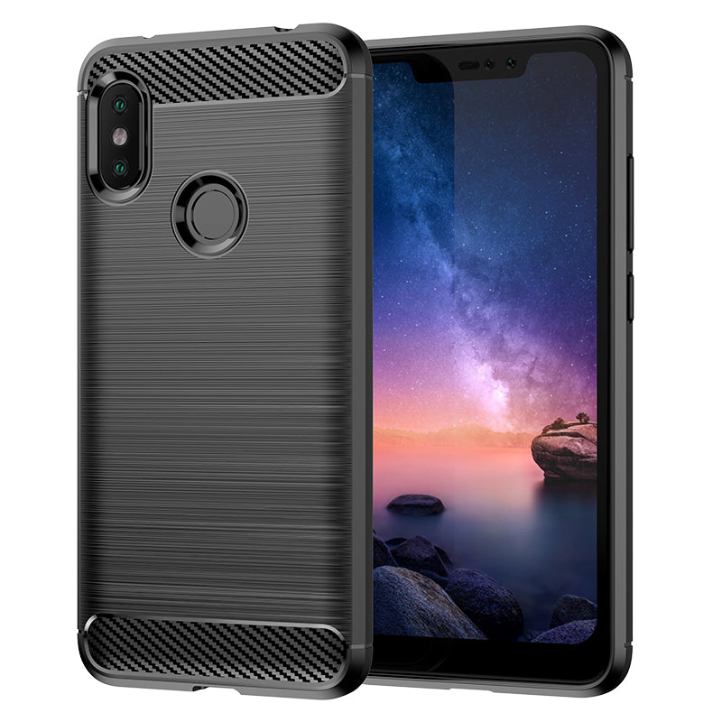Brushed Silicone Phone Case For Redmi Note 6 Pro