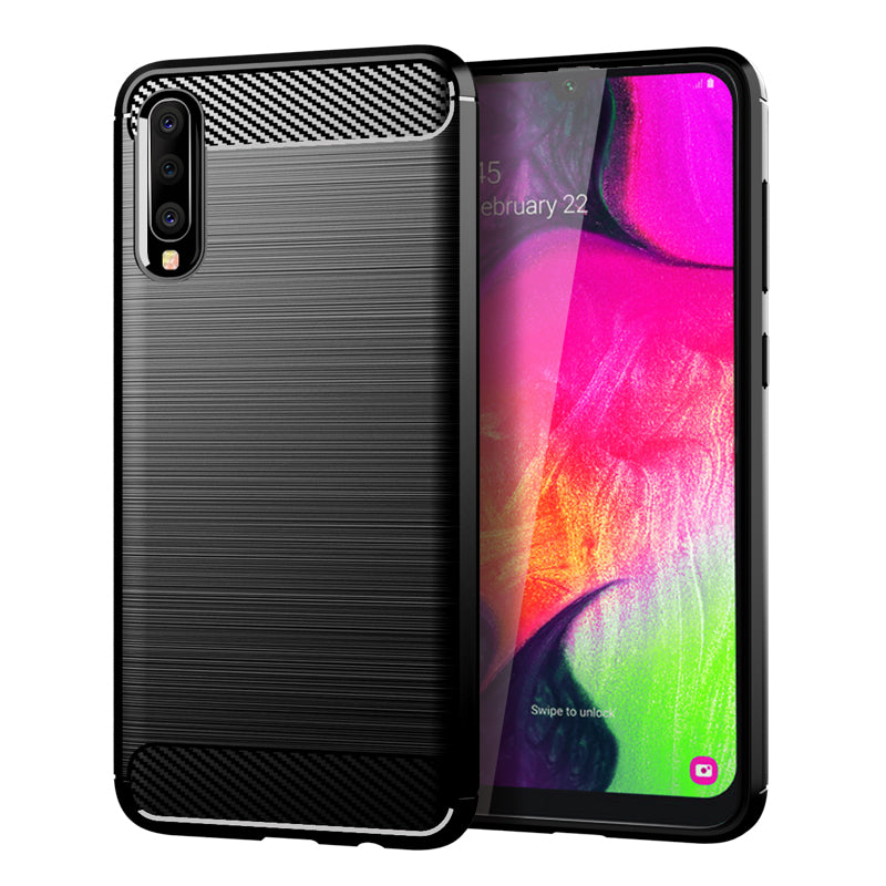 Brushed Silicone Phone Case For Samsung Galaxy A70 / A70S