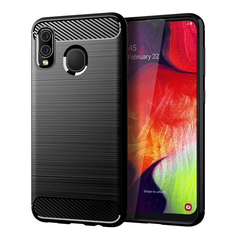 Brushed Silicone Phone Case For Samsung Galaxy A20