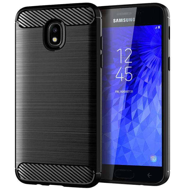 Brushed Silicone Phone Case For Samsung Galaxy J3 Achieve