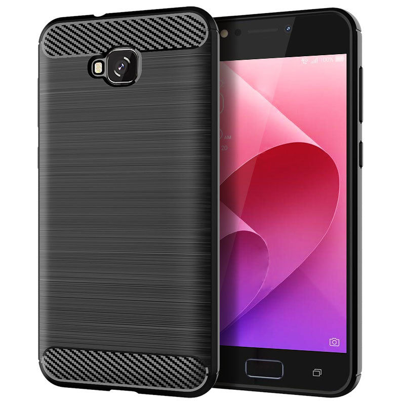 Brushed Silicone Phone Case For Asus ZenFone 4 Selfie lite / live Plus