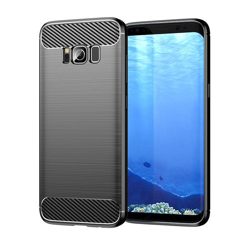 Brushed Silicone Phone Case For Samsung Galaxy S8