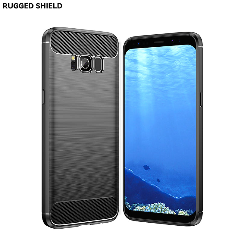 Brushed Silicone Phone Case For Samsung Galaxy S8 Lite