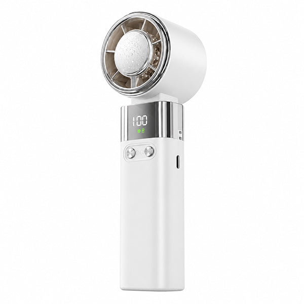 Pocket Size Handheld Neck Fan Foldable Rechargeable Personal Fan for Travel and Office Comfort.