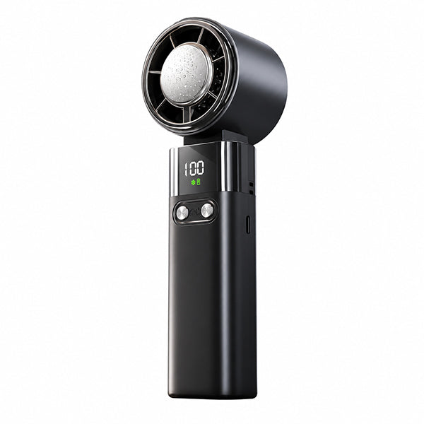 Pocket Size Handheld Neck Fan Foldable Rechargeable Personal Fan for Travel and Office Comfort.
