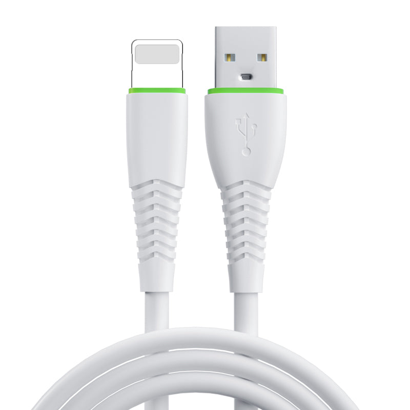 Lanzero USB-A Data Cable 2.1A Fast Charging Cable For iPhone 6/7/8/X/11/12/13/14/iPad