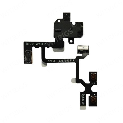 Custom Headphone Jack Flex for iPhone 4 Black