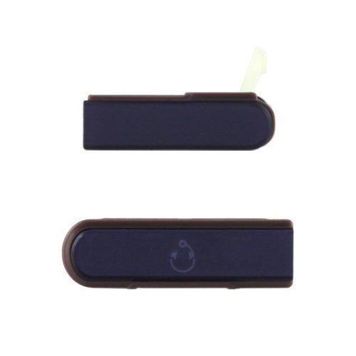 OEM SIM + SD + Headphone + USB Cover Flap for Sony Xperia Z Purple