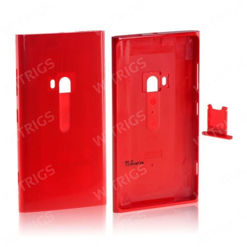 OEM Back Cover with SIM Card Tray for Nokia Lumia 920 Red