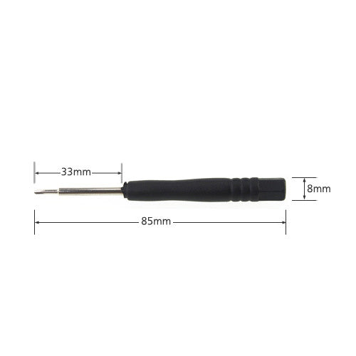 Phillips Screwdriver PH#000 1.5*33mm Black