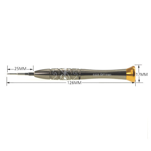 Best Phillips Screwdriver PH#000 1.5*25mm Space Gray