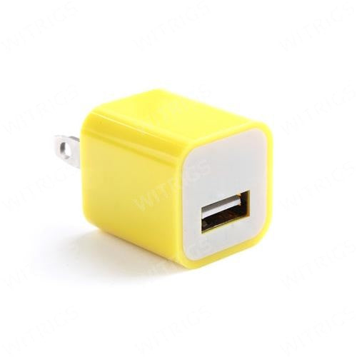 US Standard Charger for iPhone/iPad/iPod Yellow